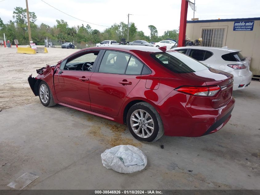 2022 Toyota Corolla Le VIN: JTDVPMAE1NJ211096 Lot: 38546926