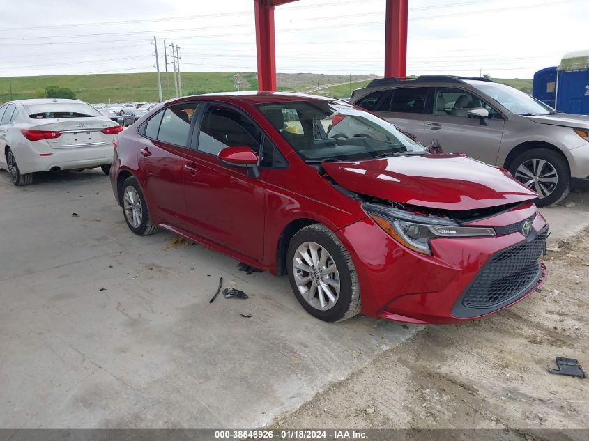 2022 Toyota Corolla Le VIN: JTDVPMAE1NJ211096 Lot: 38546926