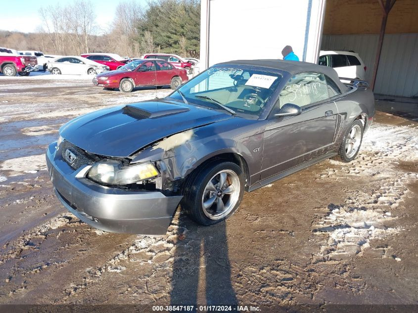 2003 Ford Mustang Gt VIN: 1FAFP45X03F322454 Lot: 38547187