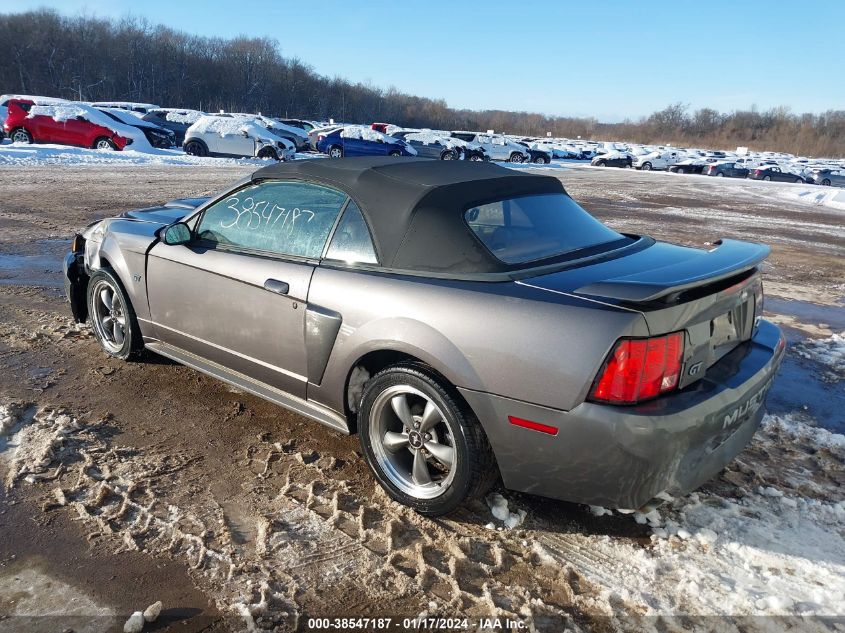 2003 Ford Mustang Gt VIN: 1FAFP45X03F322454 Lot: 38547187