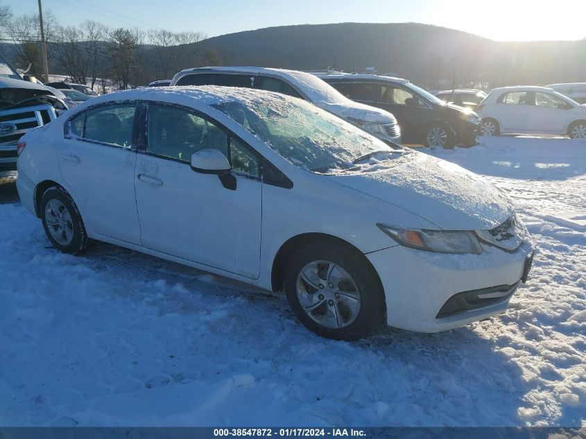 2013 Honda Civic Lx VIN: 2HGFB2F53DH523406 Lot: 38547872