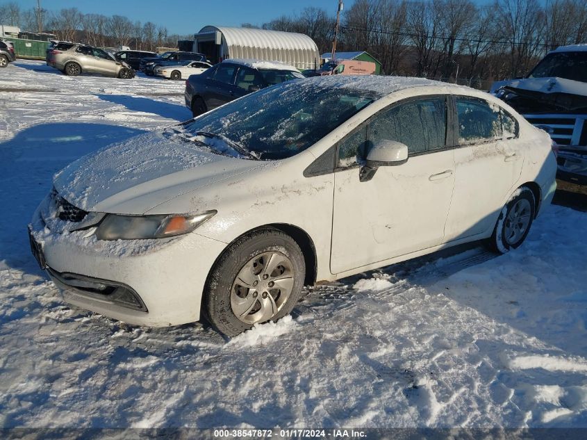 2013 Honda Civic Lx VIN: 2HGFB2F53DH523406 Lot: 38547872