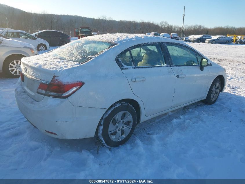 2013 Honda Civic Lx VIN: 2HGFB2F53DH523406 Lot: 38547872