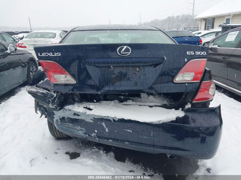 2003 Lexus Es 300 Base (A5) VIN: JTHBF30G236001348 Lot: 38548462