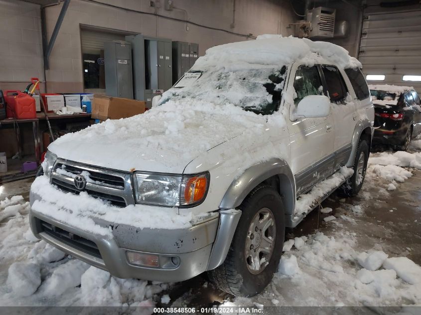 2000 Toyota 4Runner Limited V6 VIN: JT3HN87R7Y9033516 Lot: 38548506