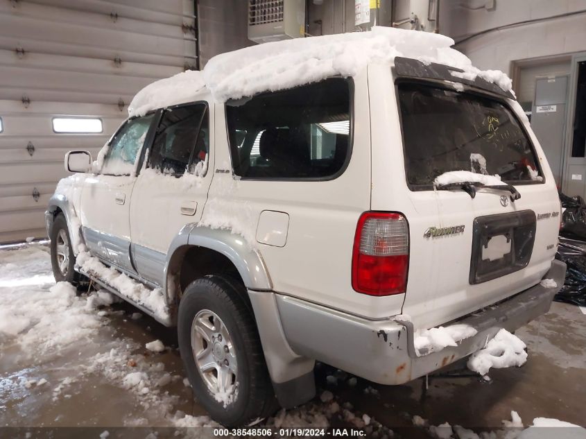 2000 Toyota 4Runner Limited V6 VIN: JT3HN87R7Y9033516 Lot: 38548506