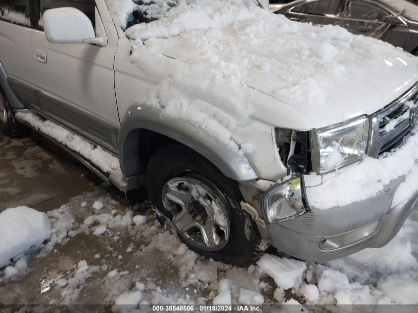 2000 Toyota 4Runner Limited V6 VIN: JT3HN87R7Y9033516 Lot: 38548506