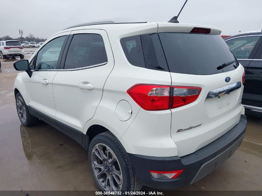 2021 Ford Ecosport Titanium VIN: MAJ3S2KE5MC411352 Lot: 38548732