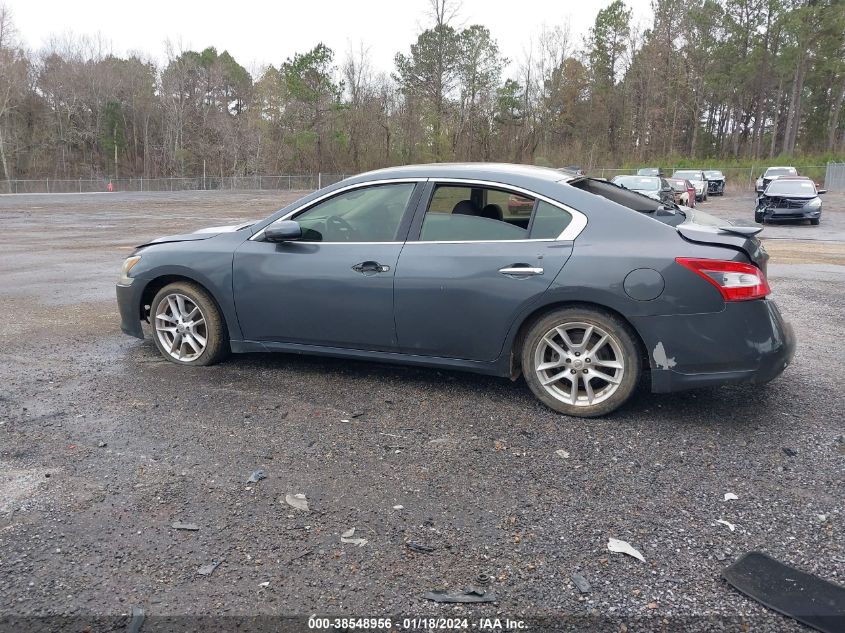 2009 Nissan Maxima 3.5 S VIN: 1N4AA51E99C843642 Lot: 38548956