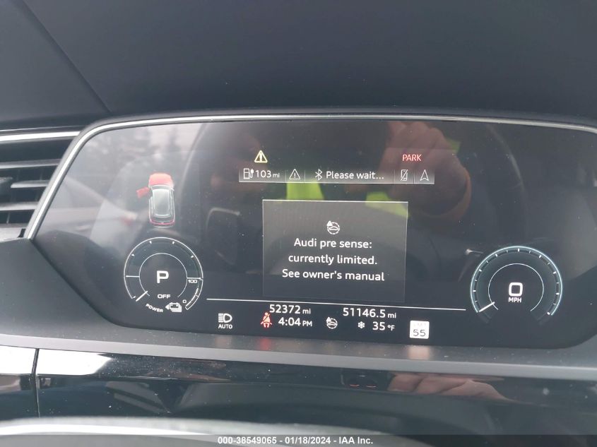 WA1VAAGE5KB010132 2019 Audi E-Tron Premium Plus