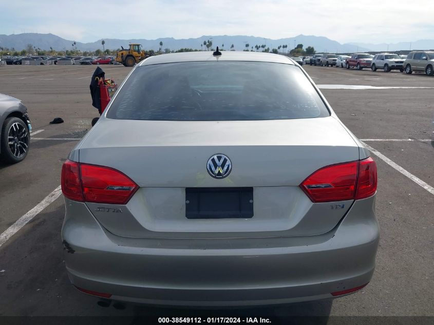 2013 Volkswagen Jetta 2.0L Tdi VIN: 3VWLL7AJ5DM226961 Lot: 38549112