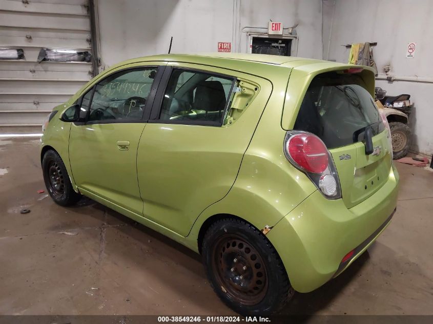 2013 Chevrolet Spark Ls Auto VIN: KL8CB6S98DC536097 Lot: 38549246