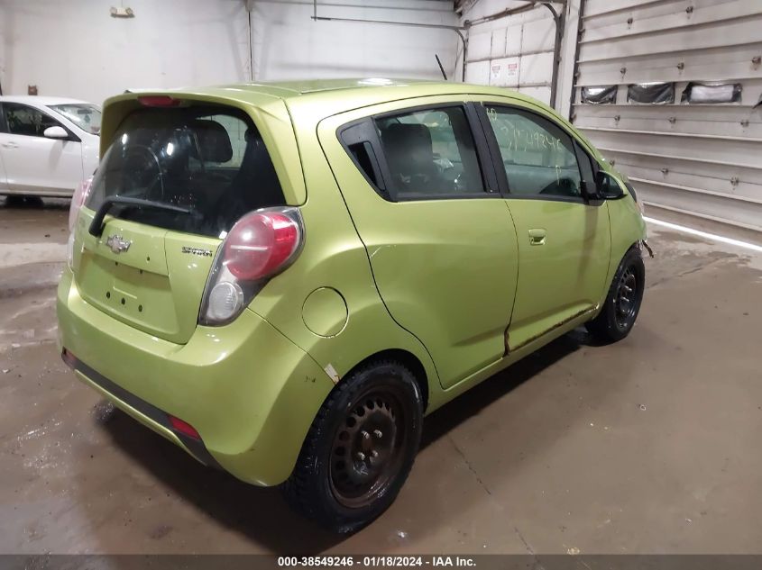 2013 Chevrolet Spark Ls Auto VIN: KL8CB6S98DC536097 Lot: 38549246