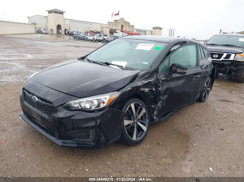 2019 Subaru Impreza 2.0I Sport VIN: 4S3GTAM68K3753917 Lot: 38549278