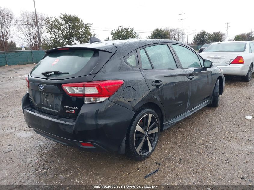 2019 Subaru Impreza 2.0I Sport VIN: 4S3GTAM68K3753917 Lot: 38549278