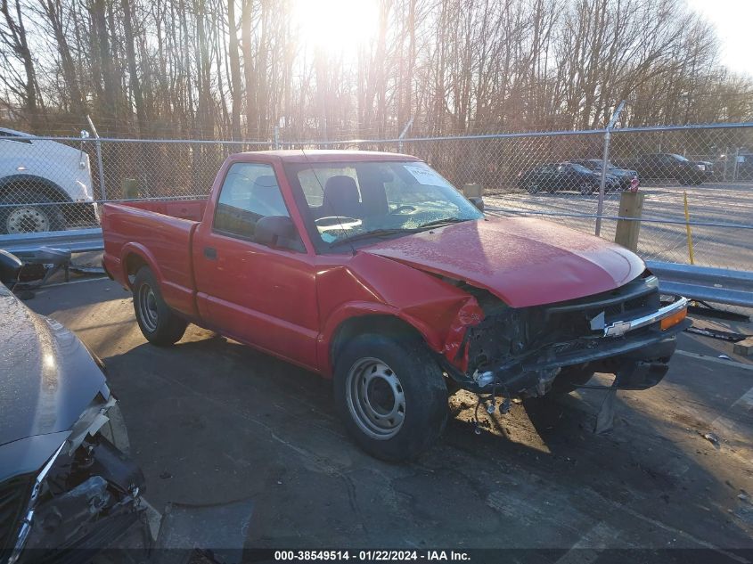 2003 Chevrolet S-10 VIN: 1GCCS14H138252813 Lot: 38549514