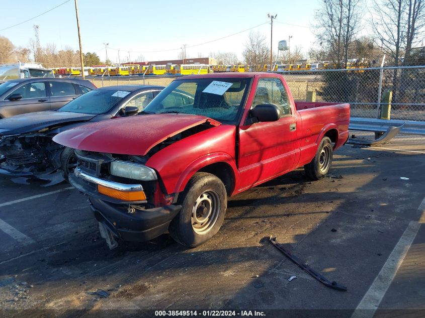 2003 Chevrolet S-10 VIN: 1GCCS14H138252813 Lot: 38549514