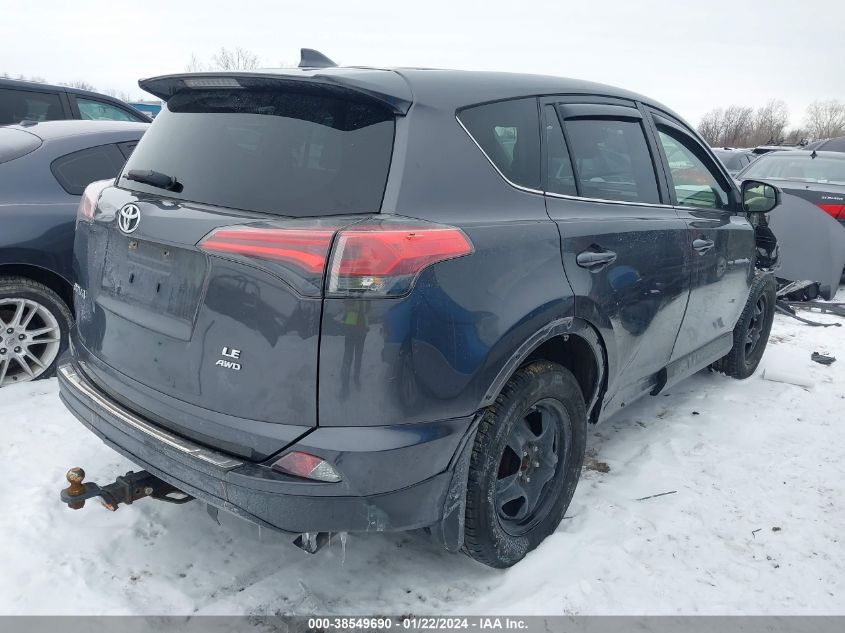 2017 Toyota Rav4 Le VIN: JTMBFREV4HJ161795 Lot: 38549690