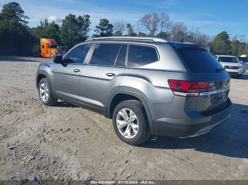 2018 Volkswagen Atlas 3.6L V6 Se/3.6L V6 Se W/Technology VIN: 1V2LR2CA3JC542825 Lot: 38549695