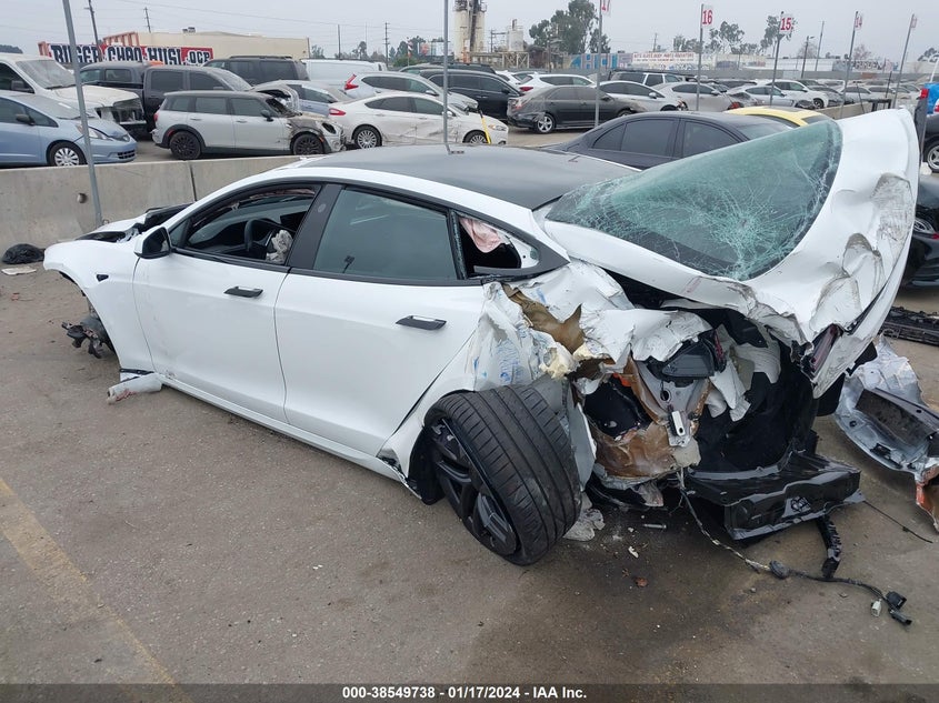 2022 Tesla Model S Dual Motor All-Wheel Drive VIN: 5YJSA1E58NF475176 Lot: 38549738