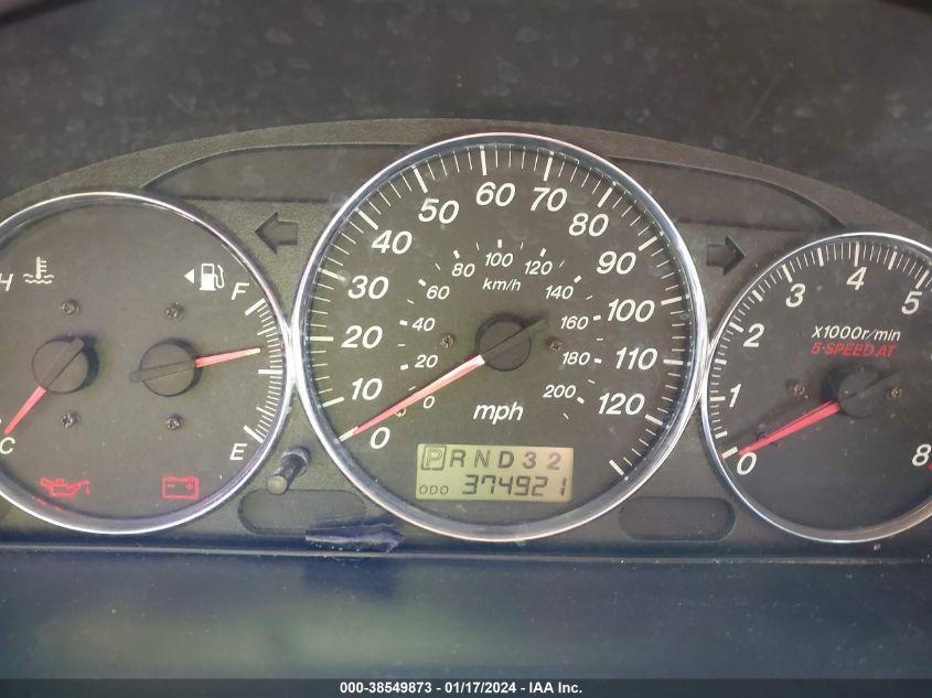 2005 Mazda Mpv Lx VIN: JM3LW28A950540949 Lot: 38549873