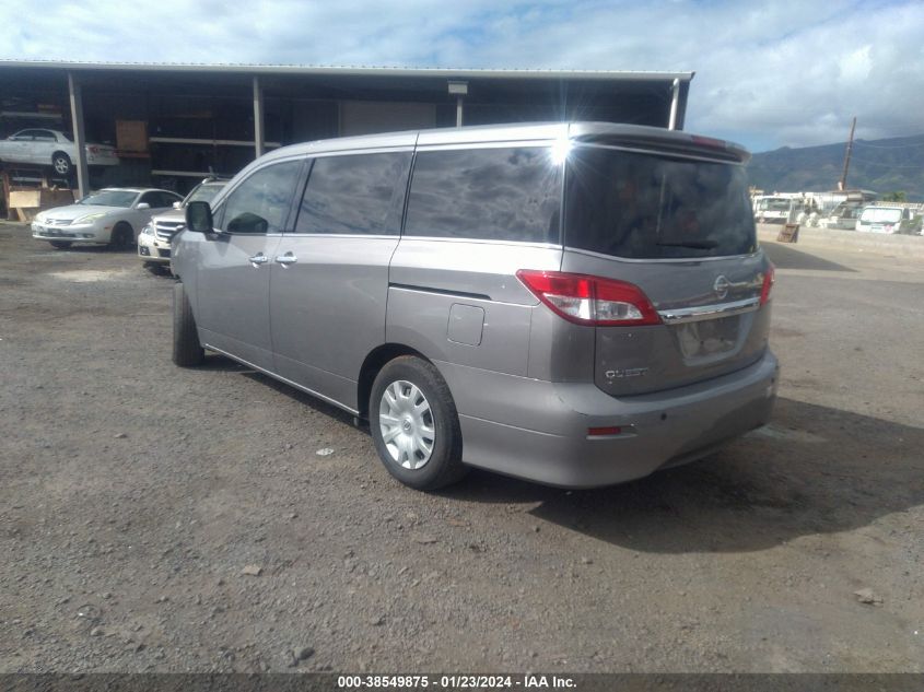 2012 Nissan Quest S VIN: JN8AE2KP9C9030288 Lot: 38549875