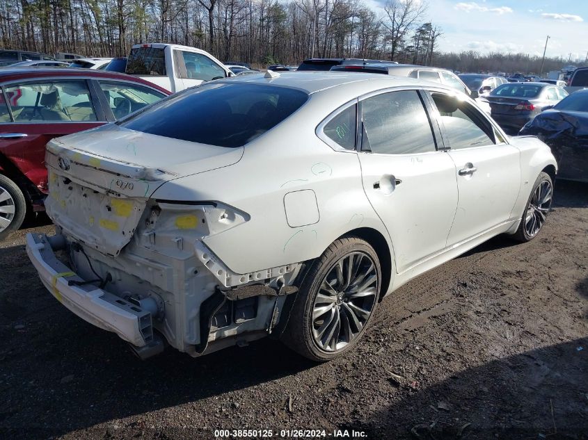 2016 Infiniti Q70 3.7X VIN: JN1BY1AR1GM270087 Lot: 38550125