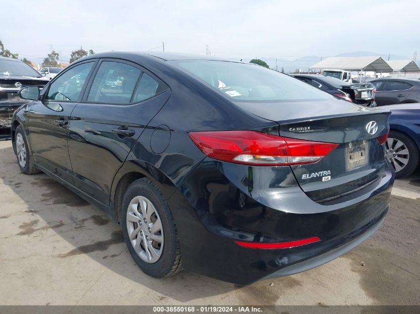 KMHD74LF3JU595727 2018 Hyundai Elantra Se