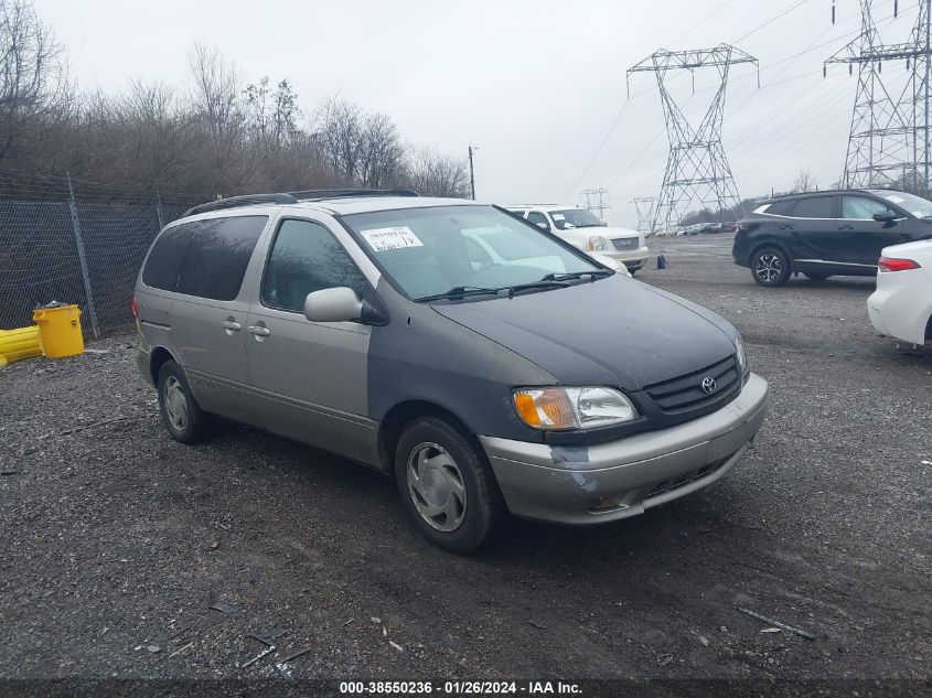 2002 Toyota Sienna Xle VIN: 4T3ZF13CX2U450318 Lot: 38550236