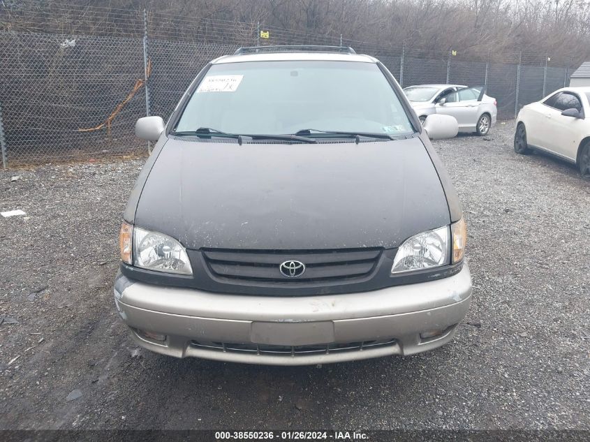 2002 Toyota Sienna Xle VIN: 4T3ZF13CX2U450318 Lot: 38550236