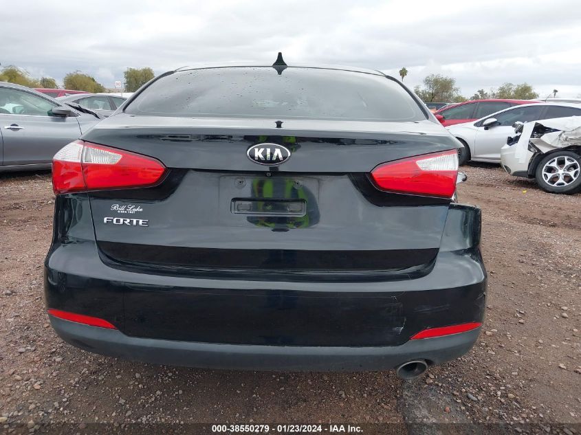 2016 Kia Forte Ex VIN: KNAFZ4A8XG5575177 Lot: 38550279