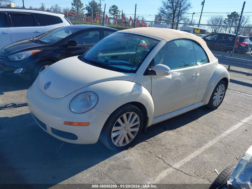 2008 Volkswagen New Beetle Se VIN: 3VWRF31YX8M413609 Lot: 38550289