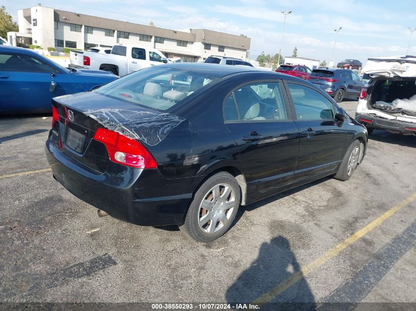 2008 Honda Civic Lx VIN: 1HGFA165X8L011387 Lot: 38550293