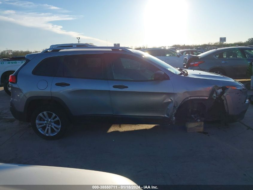 2015 Jeep Cherokee Sport VIN: 1C4PJLABXFW637206 Lot: 38550711