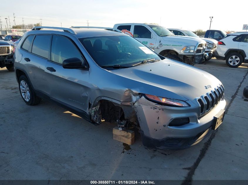 2015 Jeep Cherokee Sport VIN: 1C4PJLABXFW637206 Lot: 38550711