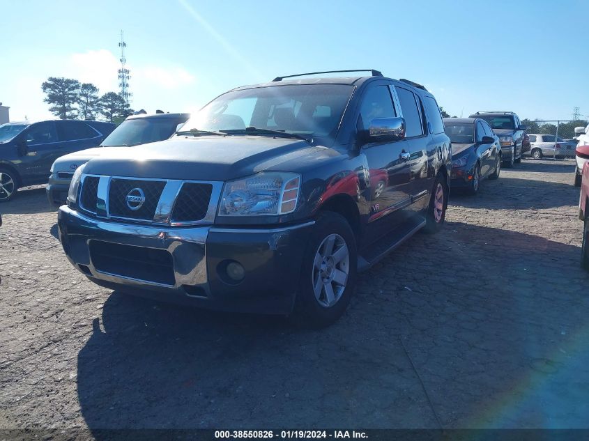 2007 Nissan Armada Le VIN: 5N1BA08A17N718734 Lot: 38550826