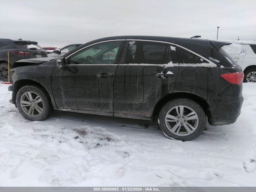 2013 Acura Rdx VIN: 5J8TB4H30DL001555 Lot: 38550883