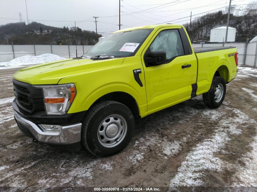 2022 Ford F-150 Xl VIN: 1FTMF1EB8NKE01596 Lot: 38550978