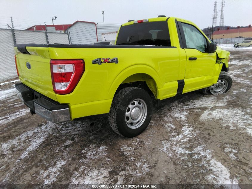 2022 Ford F-150 Xl VIN: 1FTMF1EB8NKE01596 Lot: 38550978