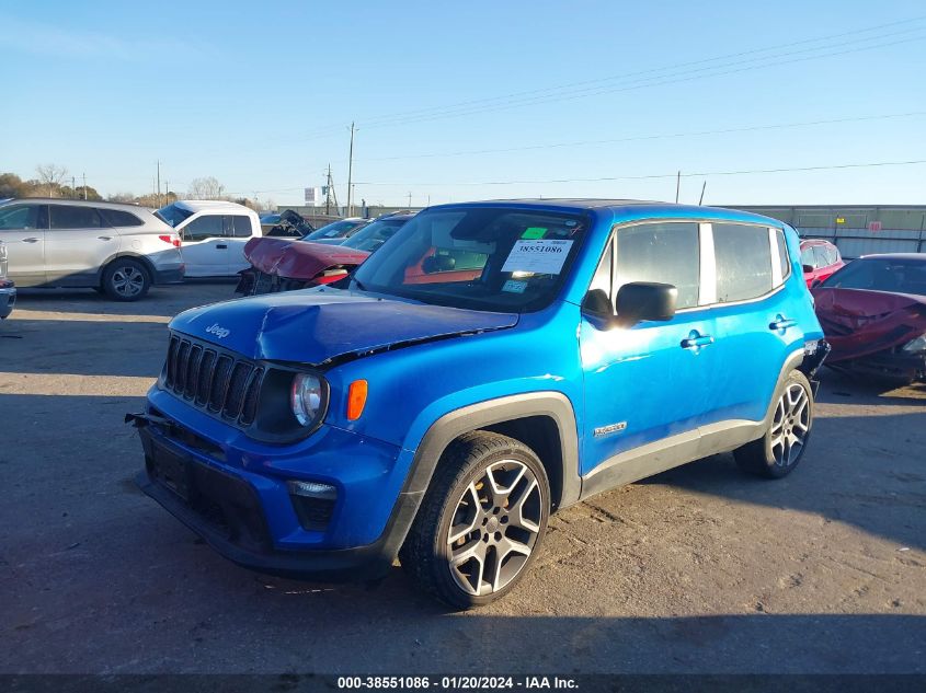 2020 Jeep Renegade Jeepster Fwd VIN: ZACNJAAB3LPL87275 Lot: 38551086