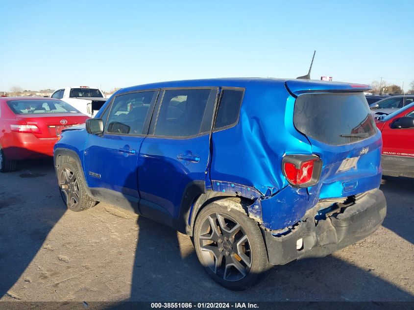 2020 Jeep Renegade Jeepster Fwd VIN: ZACNJAAB3LPL87275 Lot: 38551086