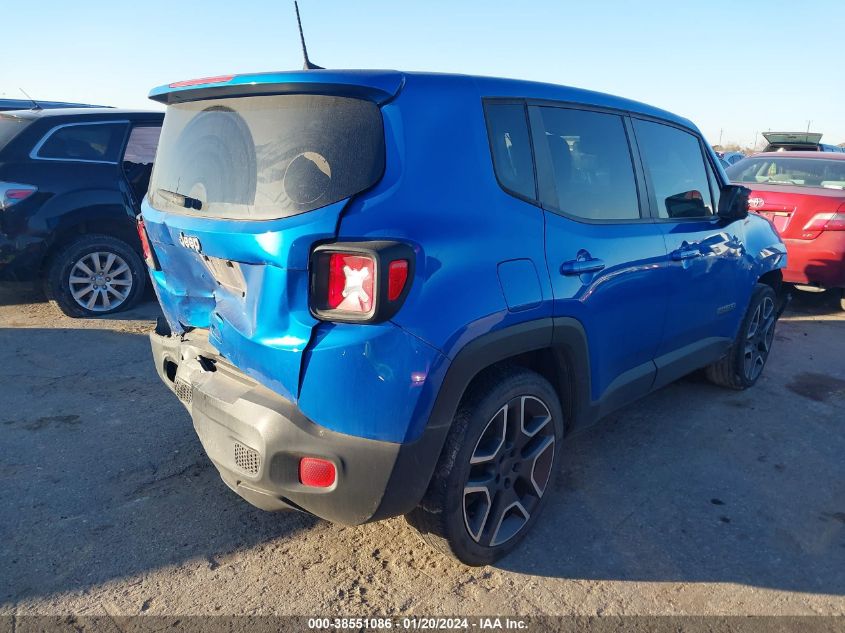 2020 Jeep Renegade Jeepster Fwd VIN: ZACNJAAB3LPL87275 Lot: 38551086