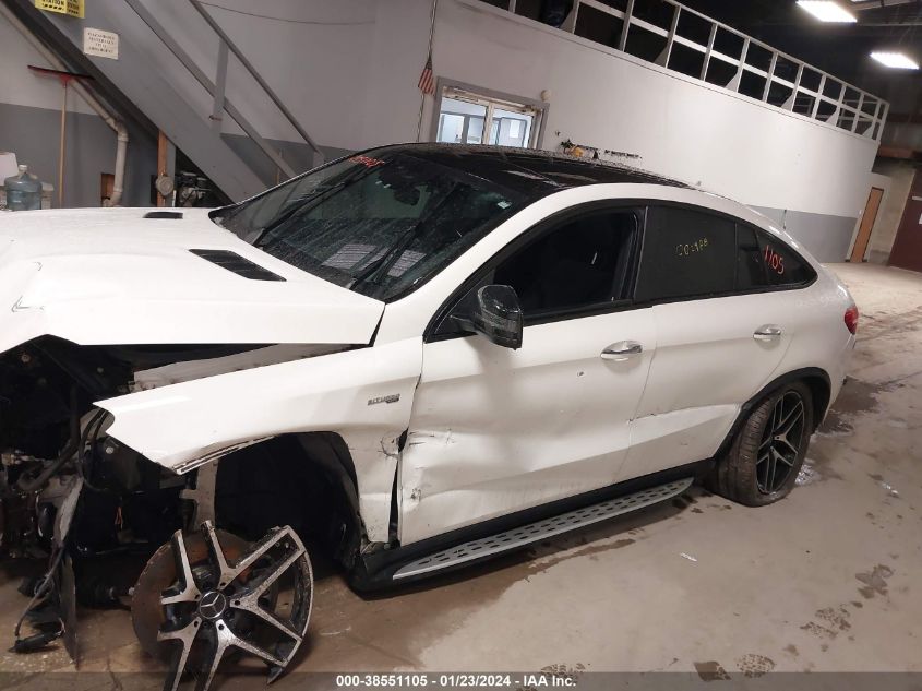 2019 Mercedes-Benz Amg Gle 43 Coupe 4Matic VIN: 4JGED6EB0KA138816 Lot: 38551105