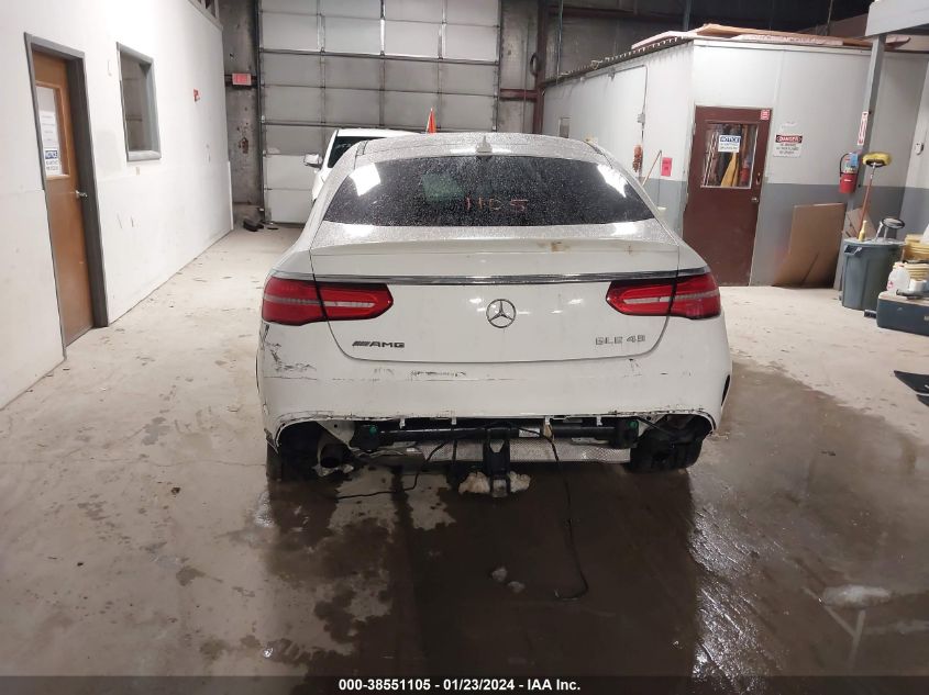 2019 Mercedes-Benz Amg Gle 43 Coupe 4Matic VIN: 4JGED6EB0KA138816 Lot: 38551105