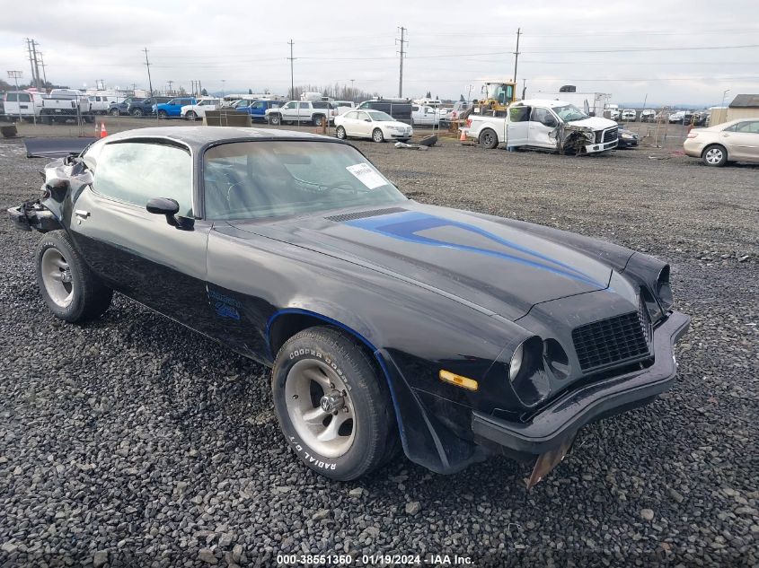 1977 Chevrolet Camaro VIN: 1Q87L7L630791 Lot: 38551360