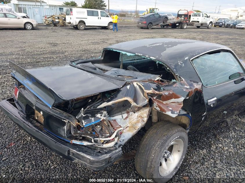 1977 Chevrolet Camaro VIN: 1Q87L7L630791 Lot: 38551360