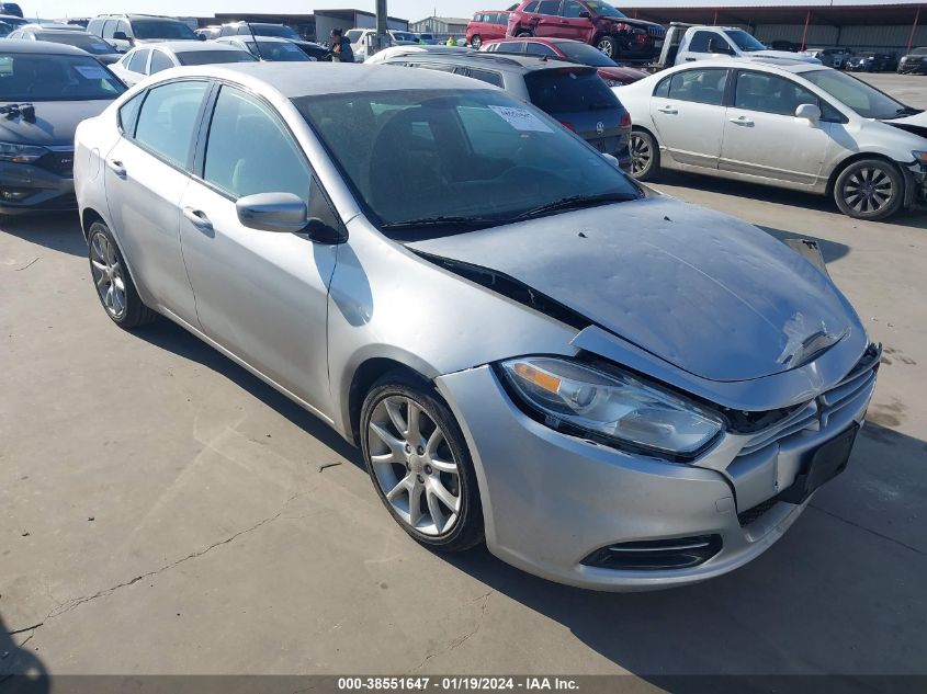 2013 Dodge Dart Sxt/Rallye VIN: 1C3CDFBA2DD157736 Lot: 38551647