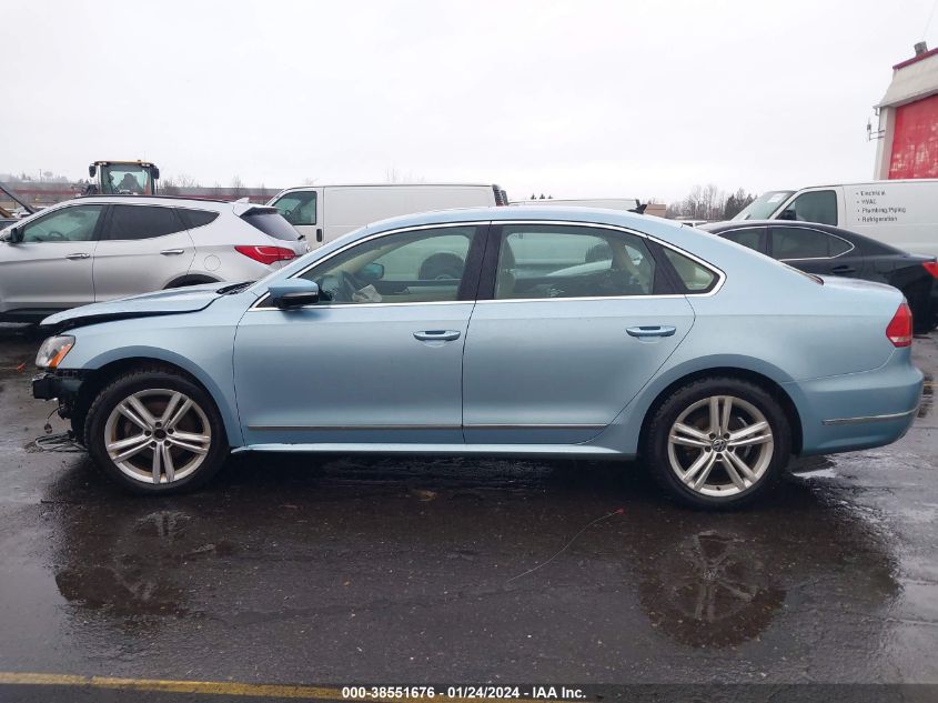 2013 Volkswagen Passat 2.0L Tdi Se VIN: 1VWBN7A34DC028140 Lot: 38551676