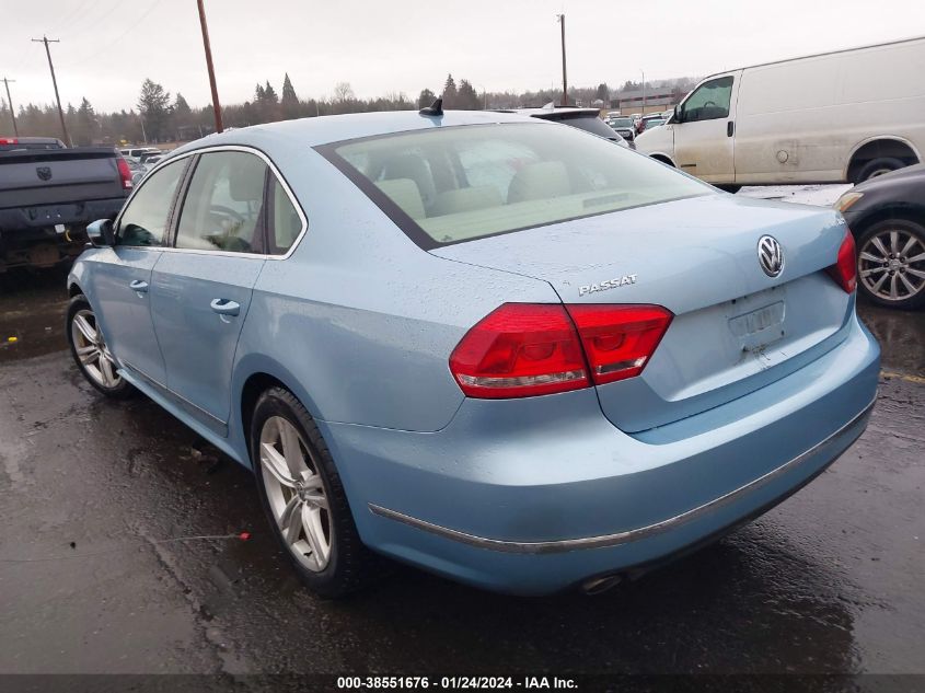 2013 Volkswagen Passat 2.0L Tdi Se VIN: 1VWBN7A34DC028140 Lot: 38551676