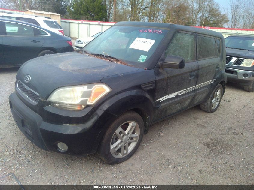 2010 Kia Soul + VIN: KNDJT2A27A7031553 Lot: 38551844